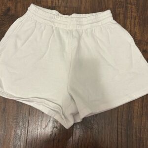 PINK Victoria's Secret White Athletic Shorts